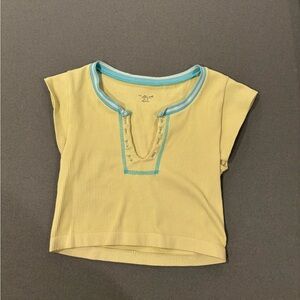 Urban outfitters top | Size M/L | green and light blue